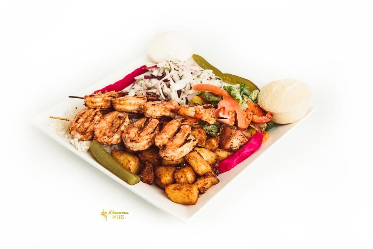 Plat aux crevettes