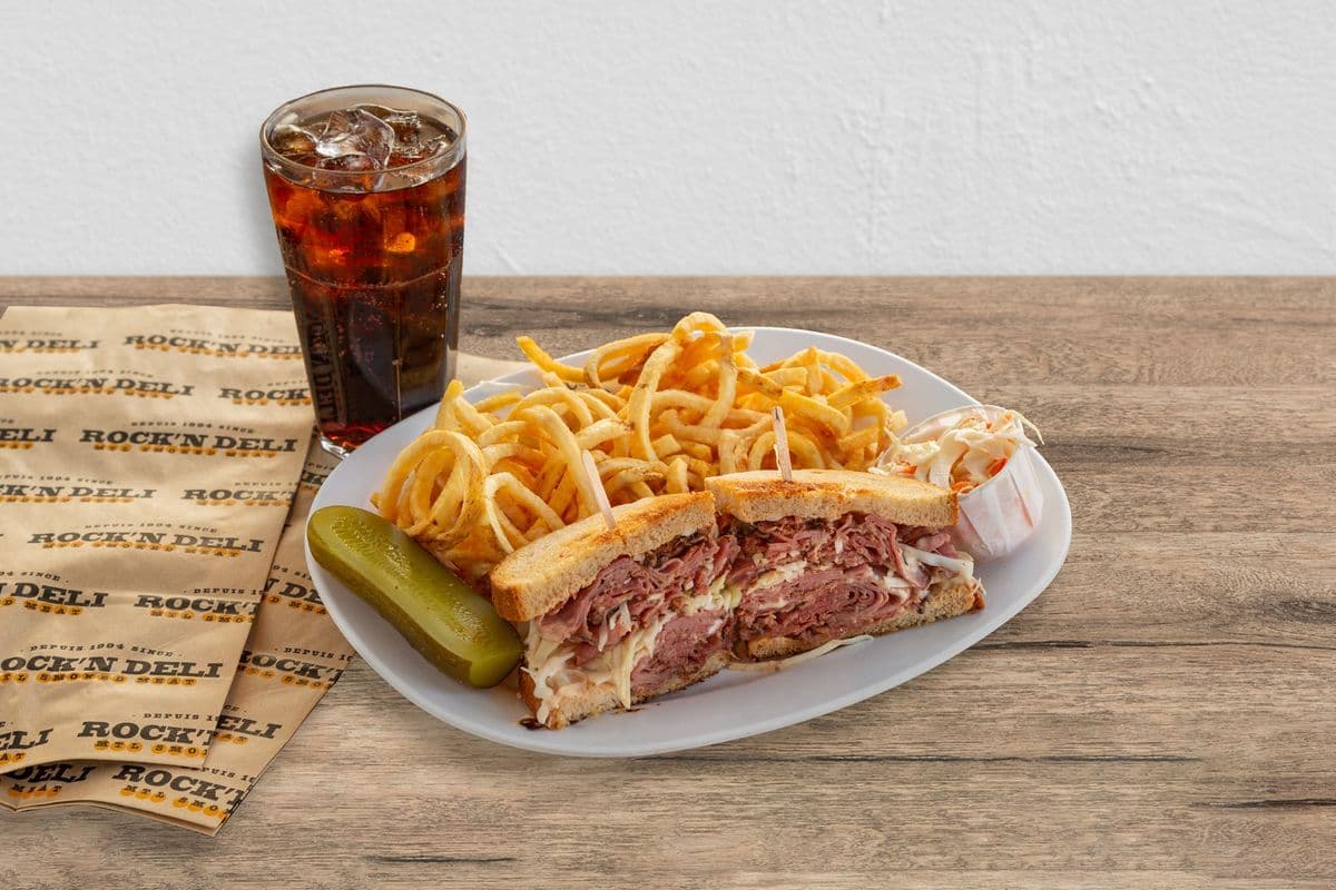 Mtl Reuben Sandwich Plate Combo- Small