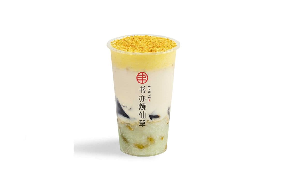 Grass Jelly Cheese Rich Cream 黄金芝士厚乳烧仙草