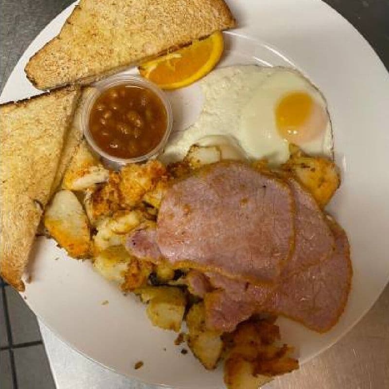 Peameal and Eggs Breaky