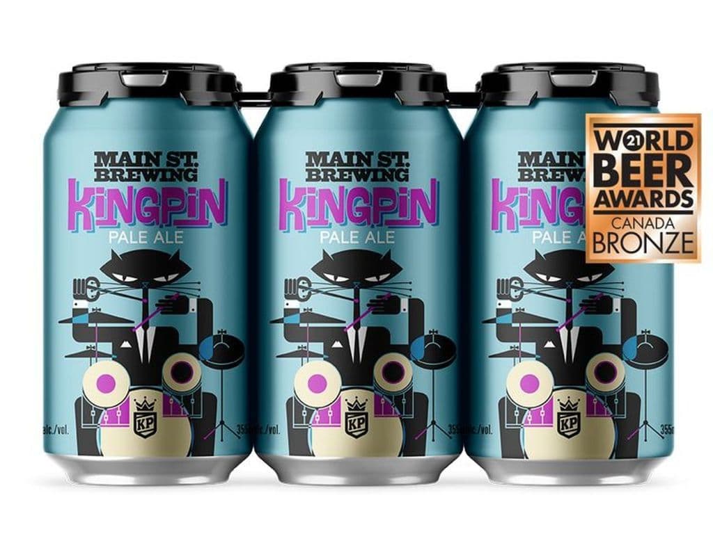 Main Street Kingpin Pale Ale 437mL 5.3% ABV