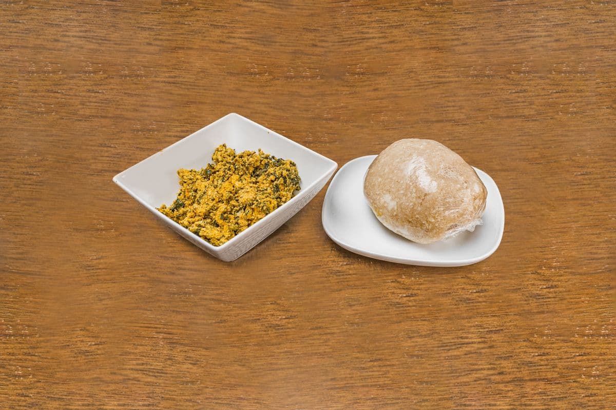 Pounded Yam and Egusi Soup