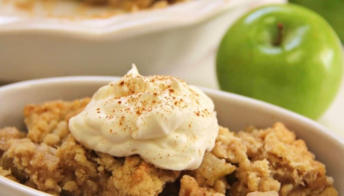Homemade Apple Crumble