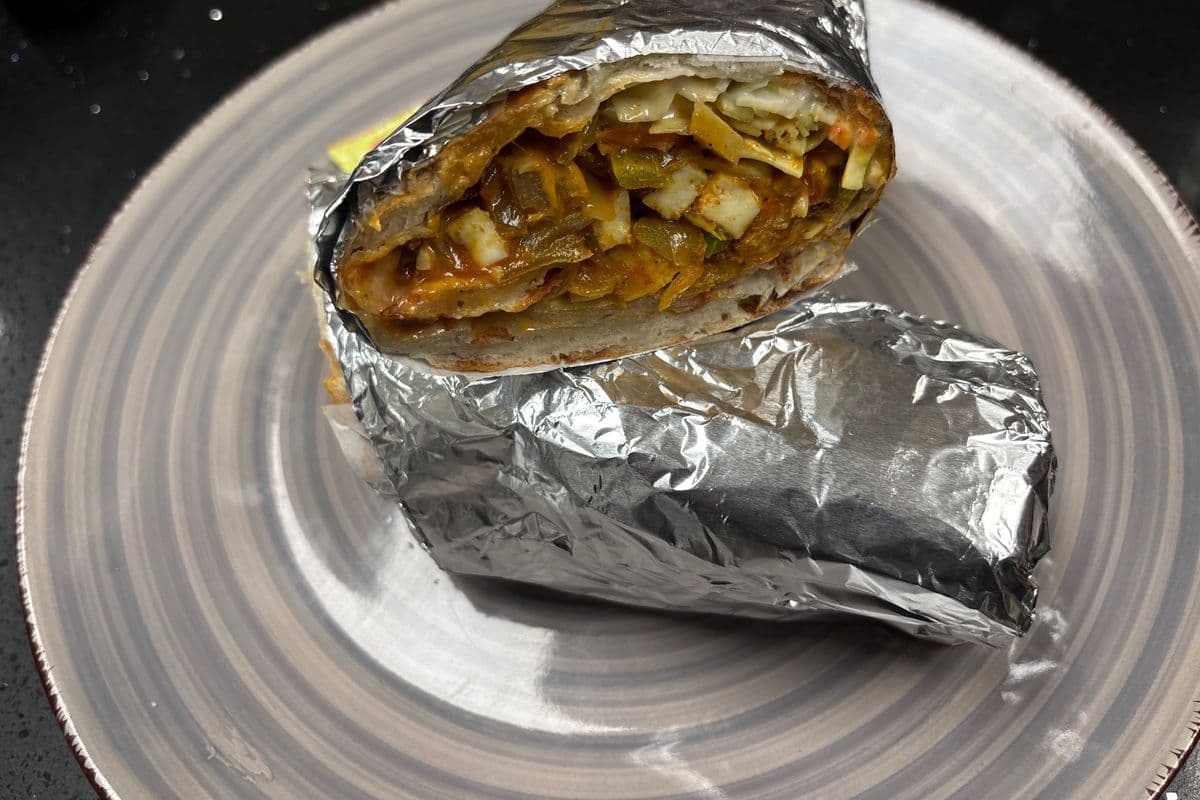 Chicken tikka wrap