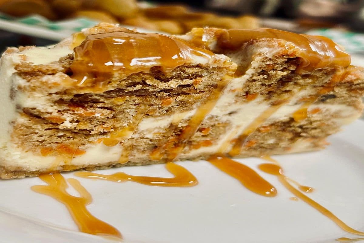 Carrot Caramel Cheesecake