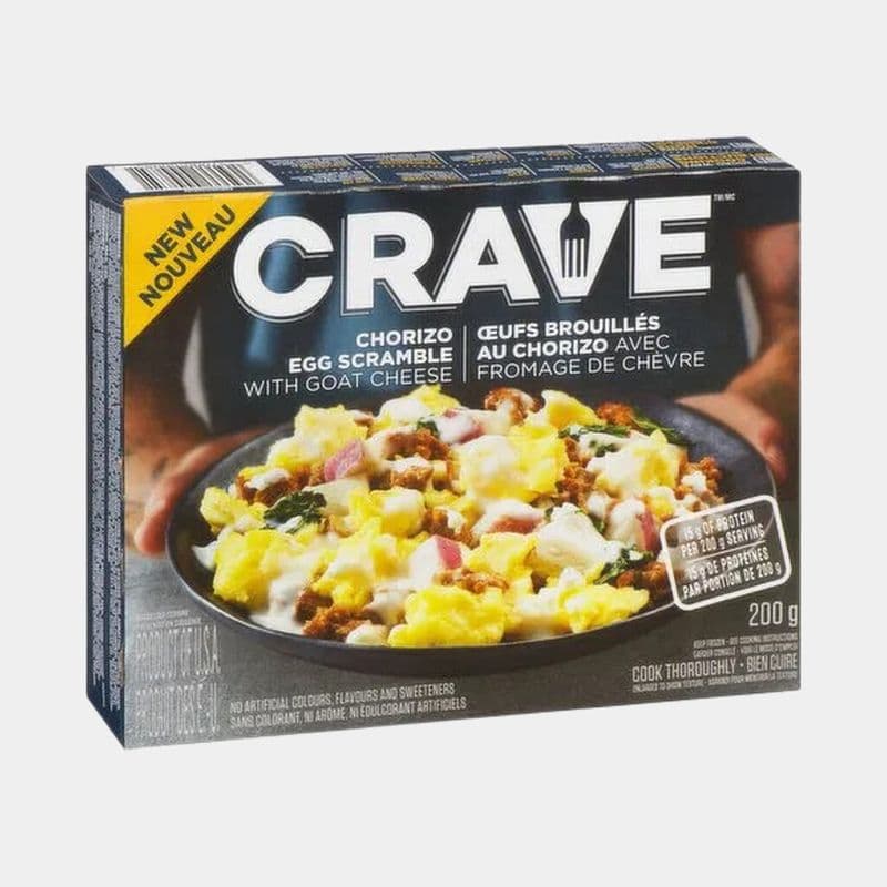 Crave Chorizo Egg Scrm and Goat Cheese