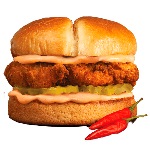 Notre sandwich épicé au poulet à base de plantes