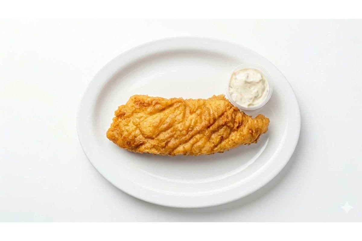 1 PC Halibut Fish only (Gluten Free)(Deep Fried)