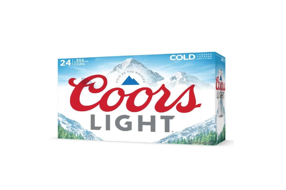 Coors Light Premium Beer 24 Cans (24 x 355ml)