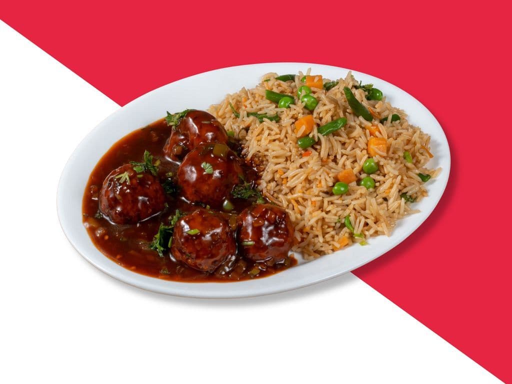 Fried Rice & Manchurian Combo
