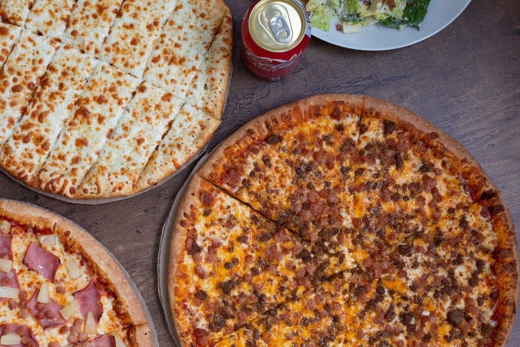 9" Double Bacon Cheeseburger Pizza