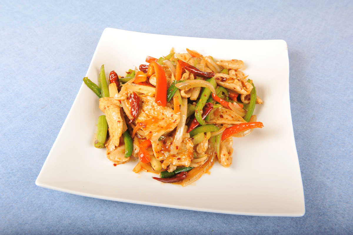82. Hot-and-Spicy Shredded Chicken