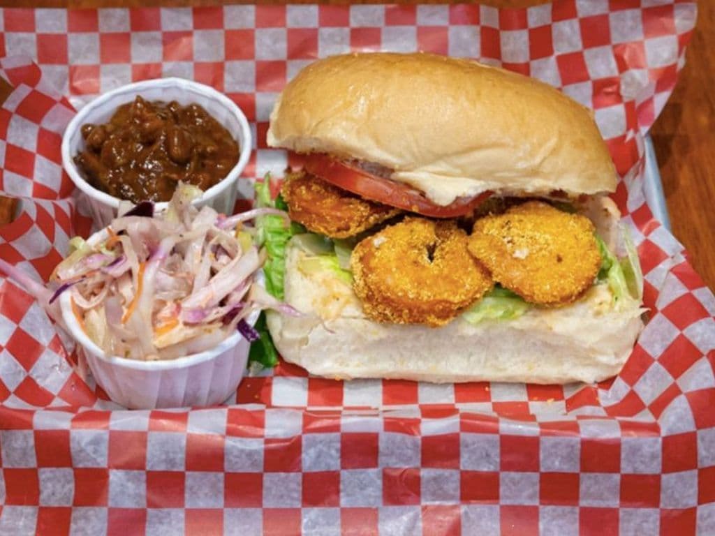 Shrimp Po'Boy Sandwich