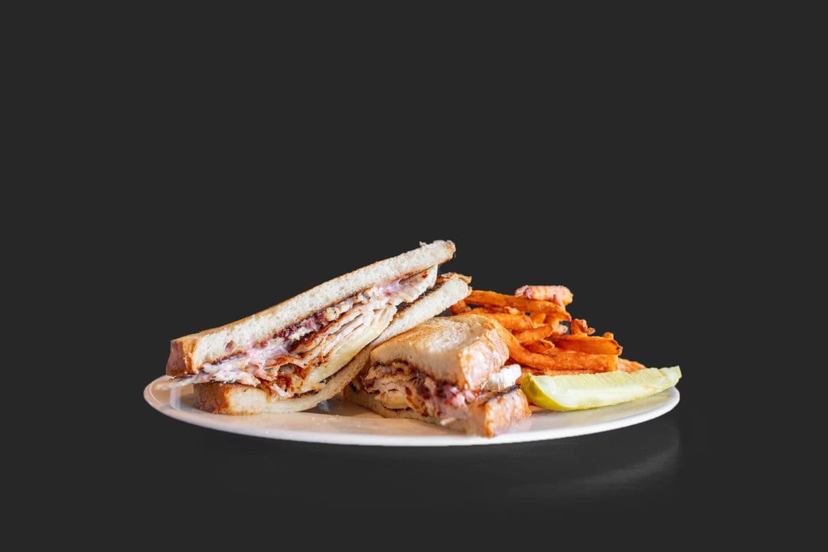 Turkey, Brie, and Cranberry Mayo Sandwich