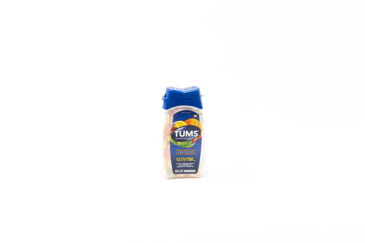 Tums assorted fruits 750 mg 100 counts