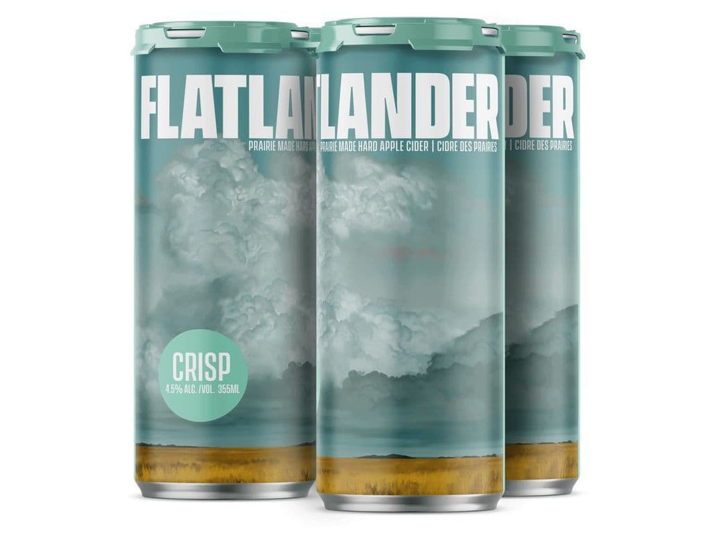 Flatlander Apple Cider 355ml 4.5% abv
