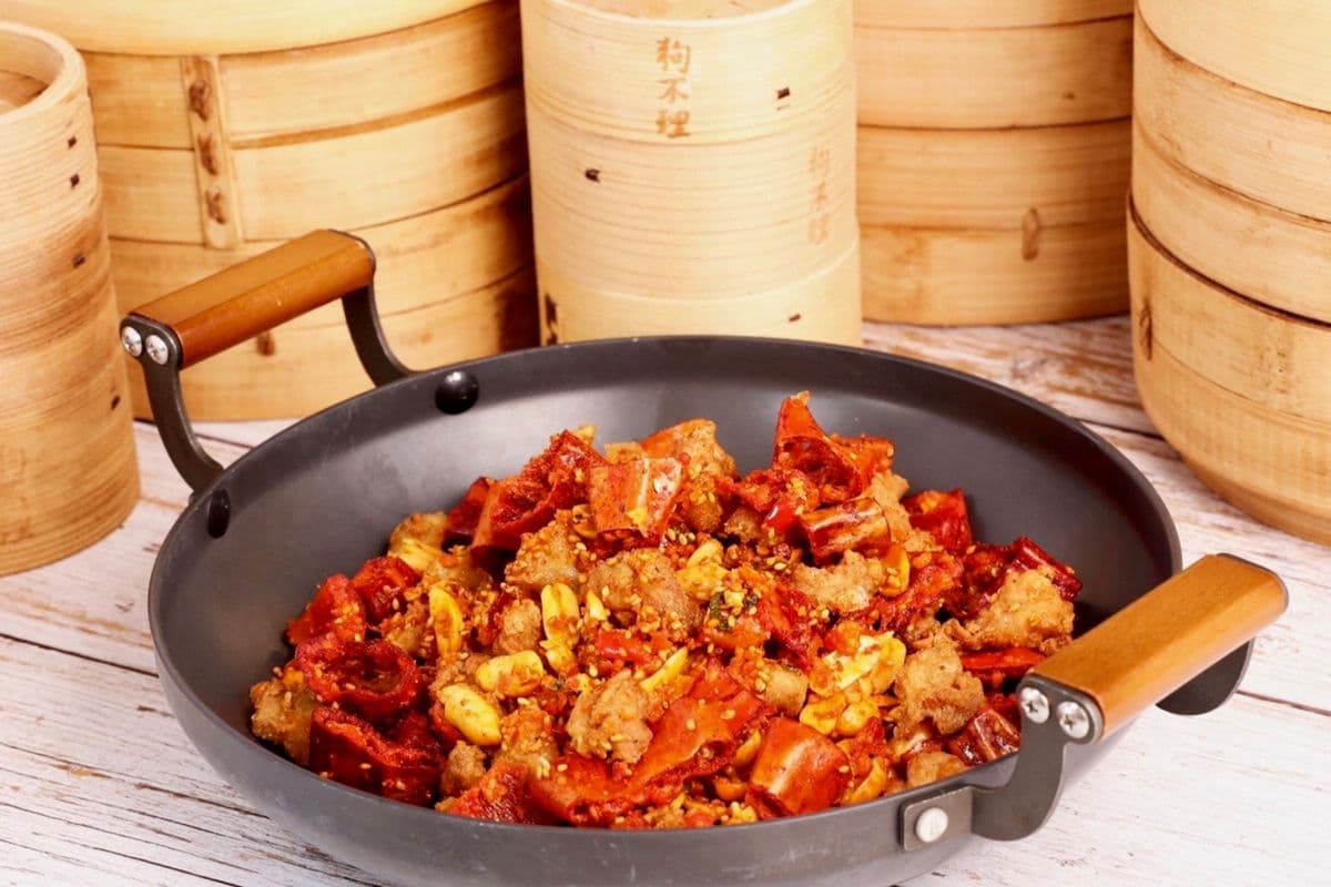 162. Stir-Fried Chicken Gristle with Dry Hot Peppers - 黄飞鸿鸡脆骨