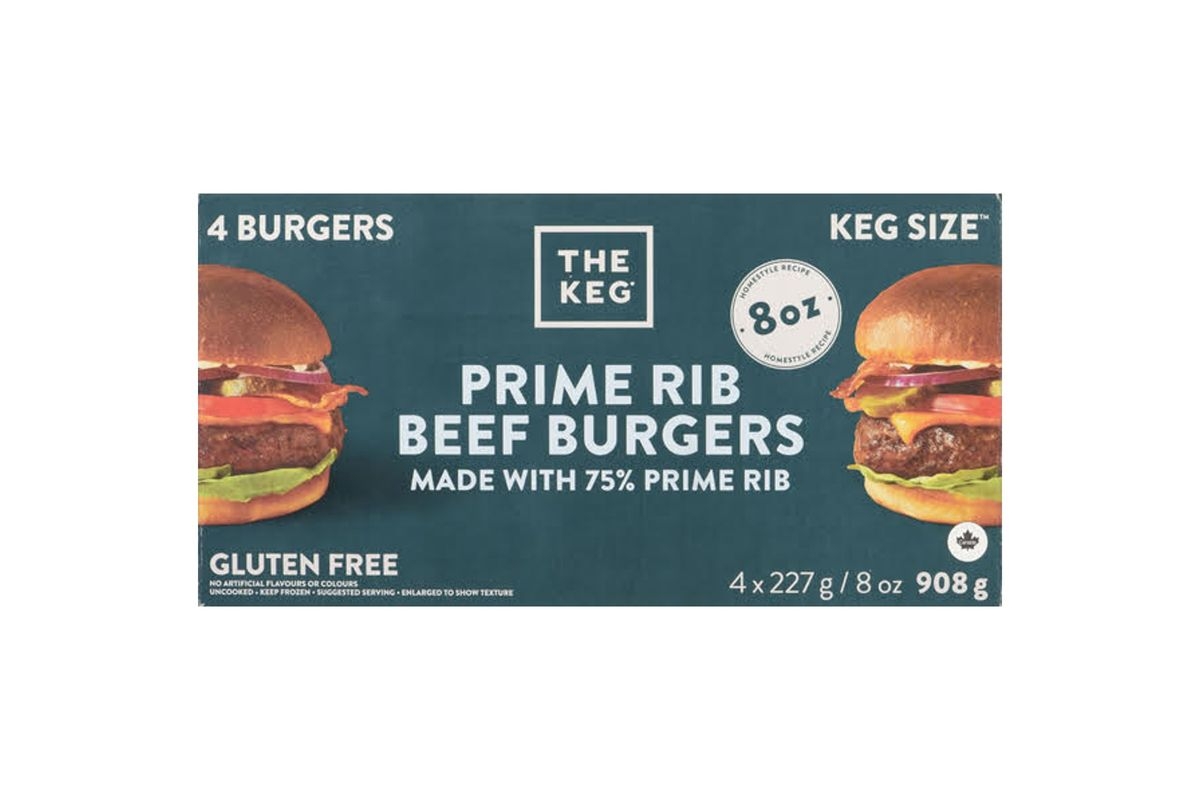 The Keg Steakhouse & Bar Prime Rib Beef Burgers
