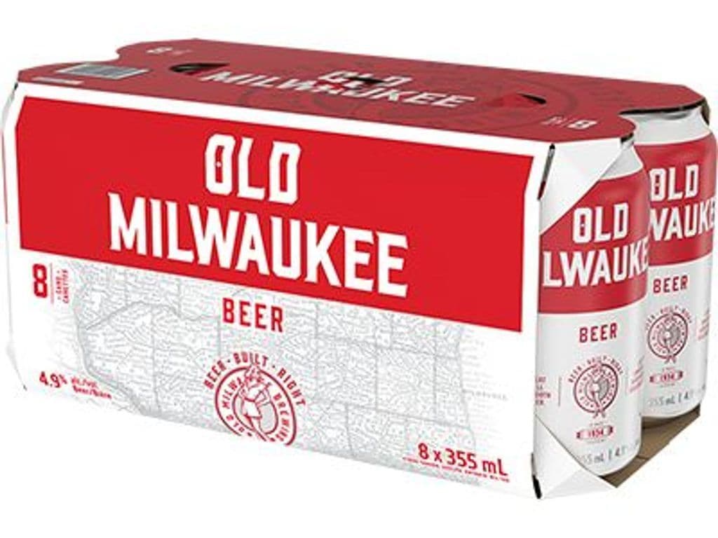Old Milwaukee Lager Cans (355 ml x 8 ct)