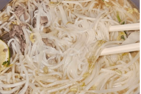#14. Noodle Soup with Eye Round Steak, Well Done Flank, Fatty Brisket, Soft Tendon, and Beef Tripe