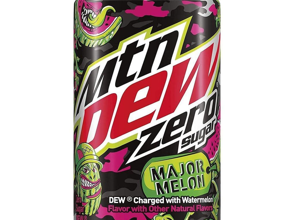 MOUNTAIN DEW ZERO SUGAR CAN - Major Melon Zero