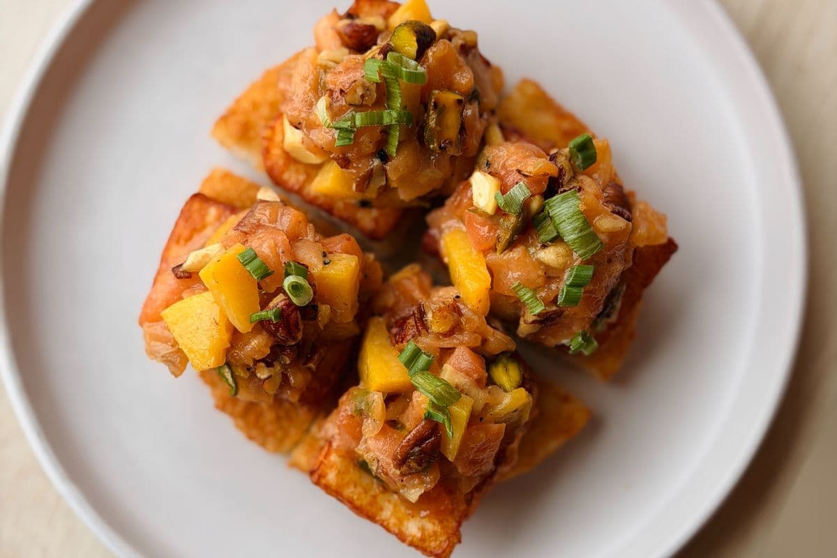 Pizza sushi pêché mignon