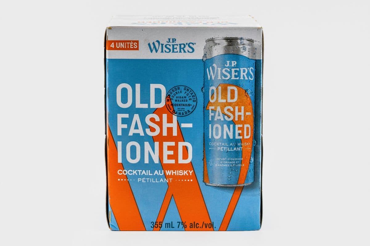 J.P Wiser’s Old Fashioned Whisky Cocktaol (1 x 4pk)