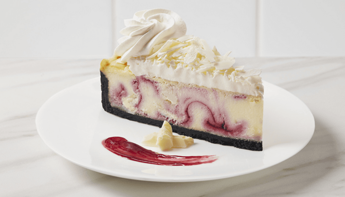 White Chocolate Raspberry Cheesecake