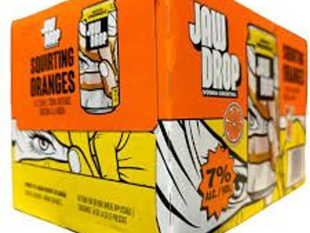 Jaw Drop Co. Orange Cans (355 ml x 6 ct)