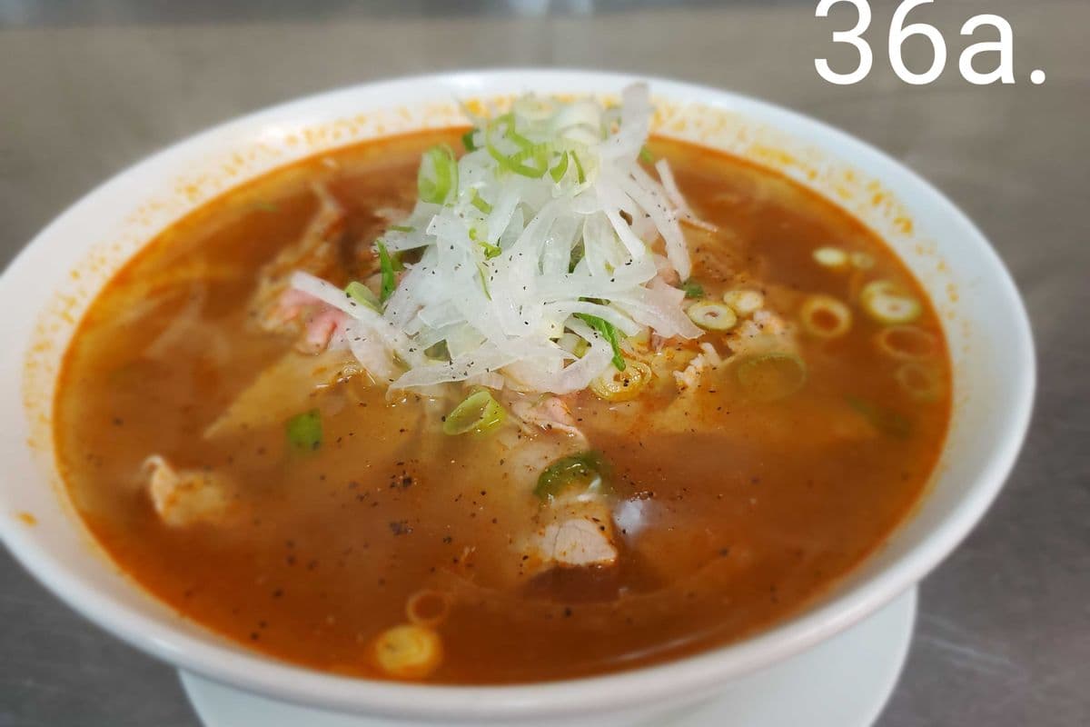 36a. Hot and Sour Rice Noodle Soup