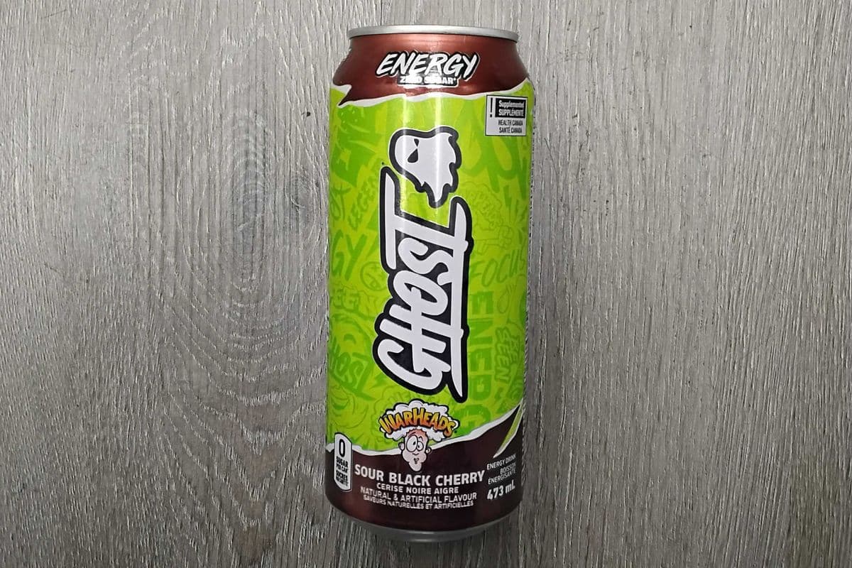 Ghost sour black cherry zero sugar (473ml)
