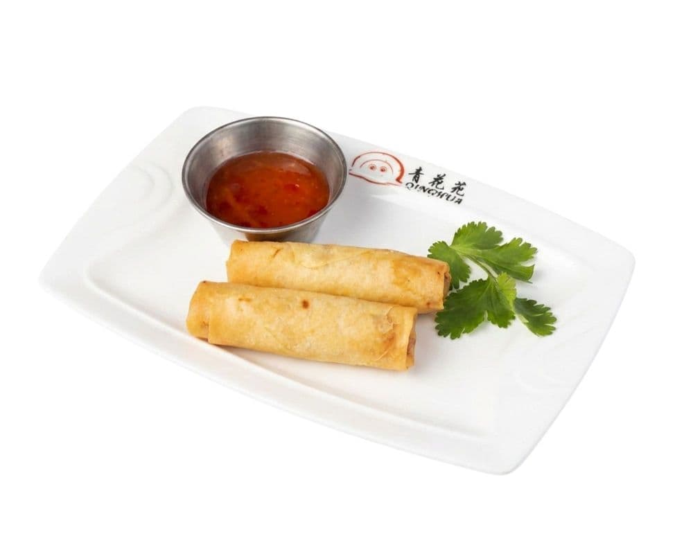 10. Spring Roll (2 pices) / Rouleau de printemps (2 morceaux)/