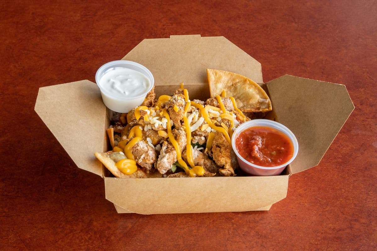 Loaded Chicken Nachos