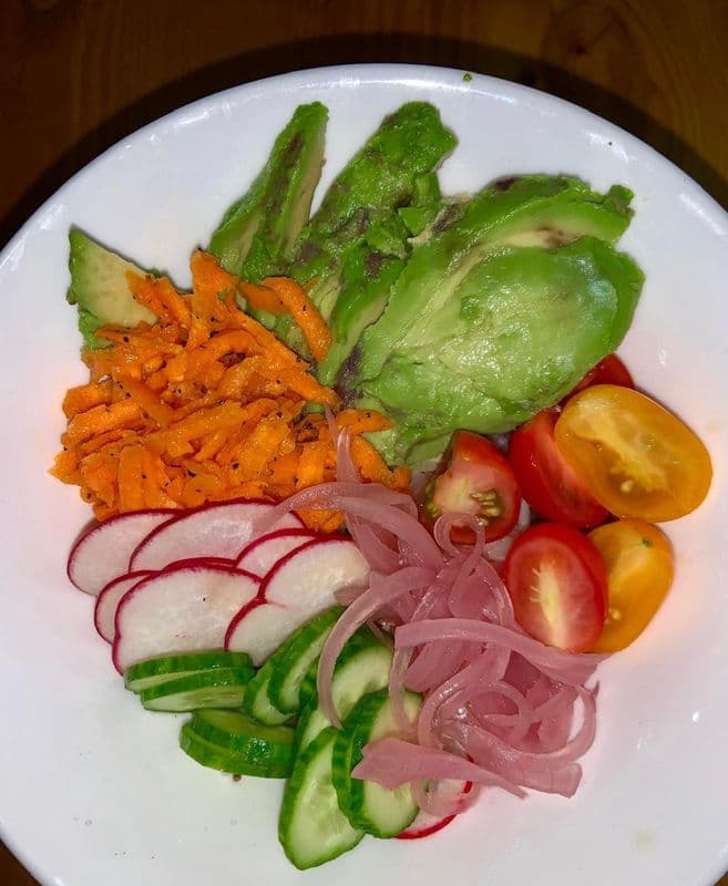 Rainbow Power Bowl with Avocado