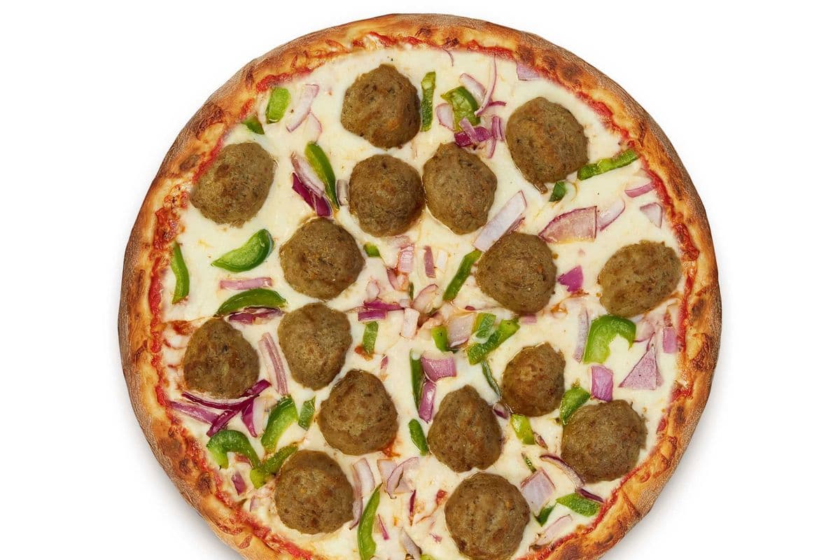 Meatball Pizza
