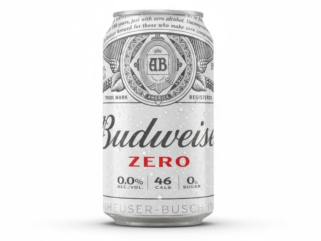 Budweiser - ZERO, Individual 355ml beer can (0.0% ABV)