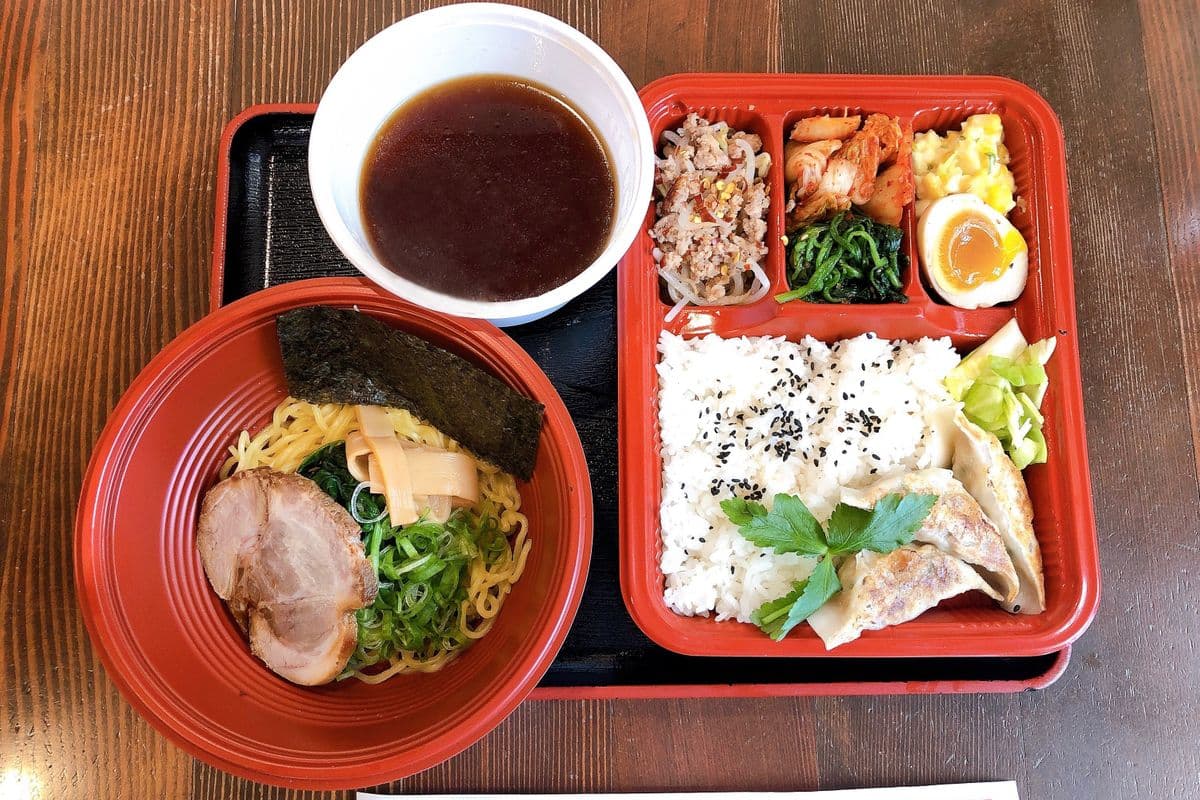 Ramen Gyoza Bento