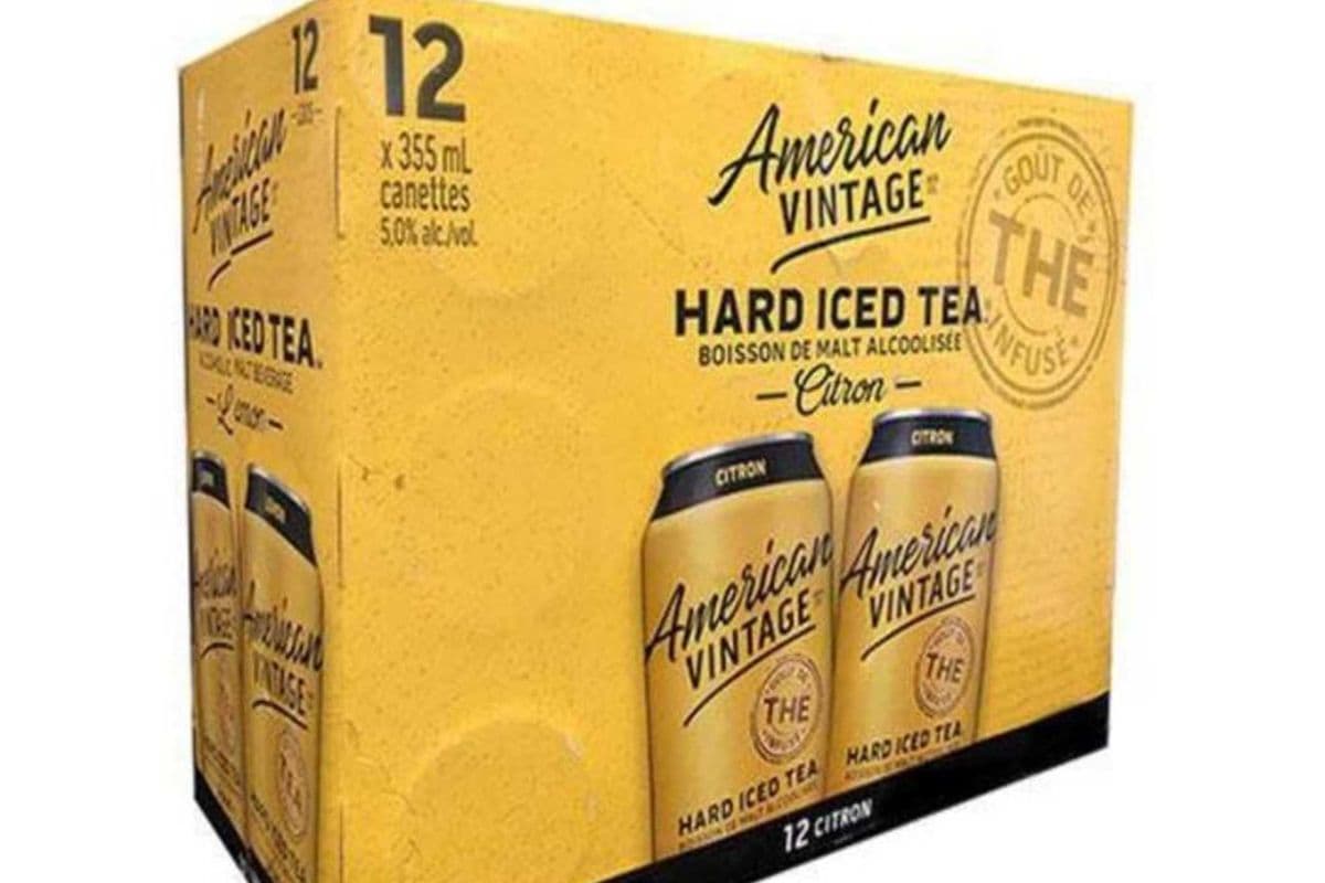 American Vintage Hard Tea Iced Lemon (12 x 355ml)