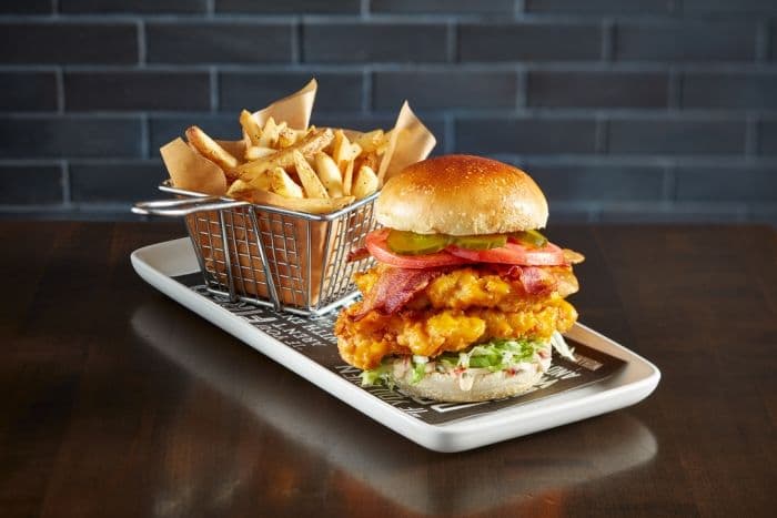 Stacked Crispy Chicken Club