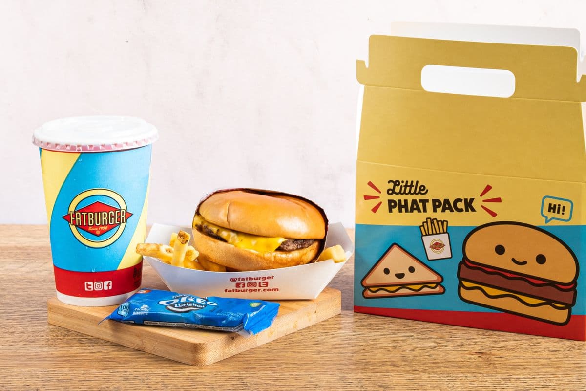Kids Mini Fatburger with Cheese Meal