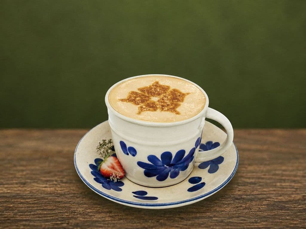 Hot Strawberry Latte Coffee