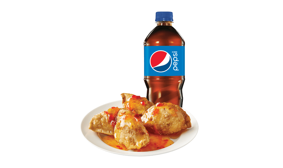 Fried Dumplings & Bottled Drink Combo