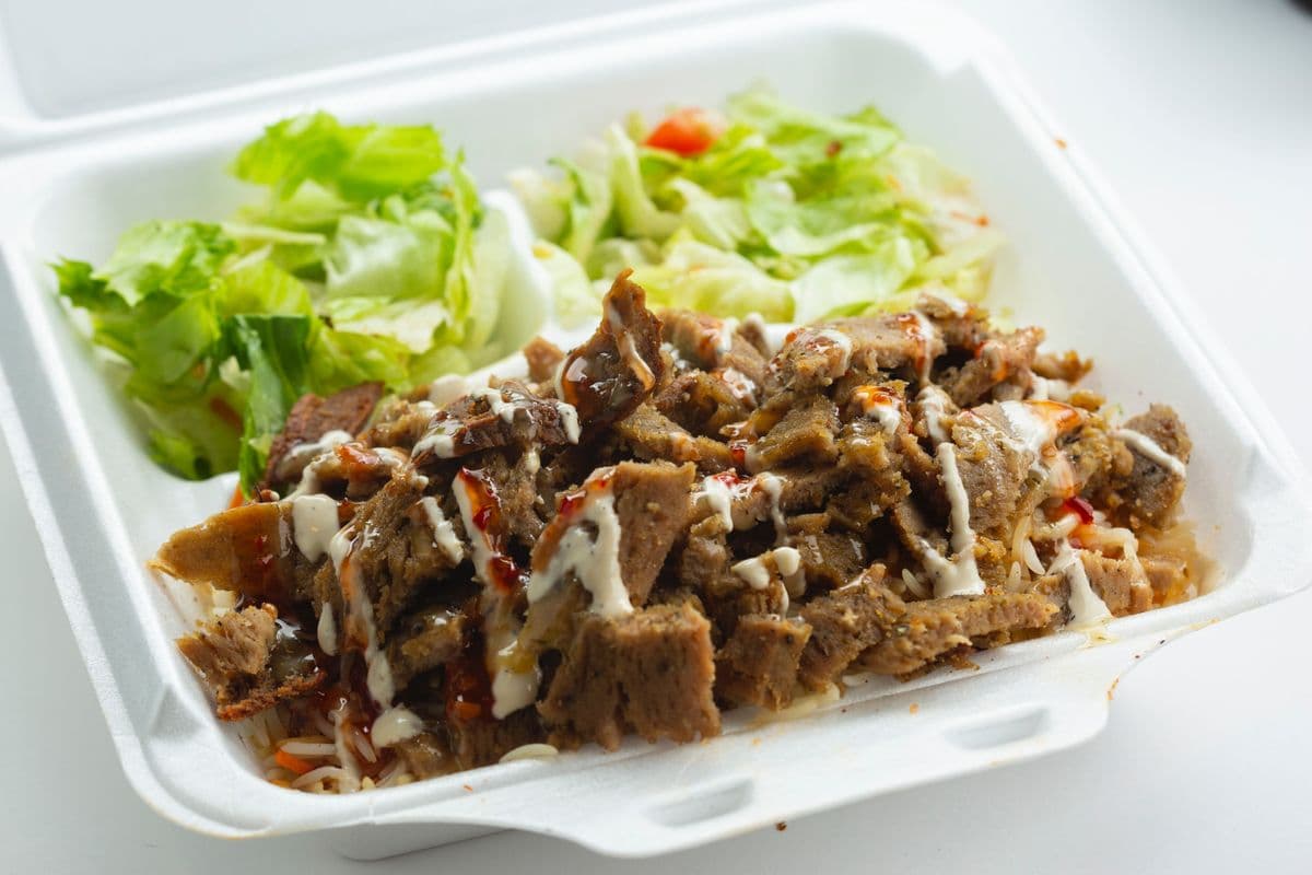 Lamb Donair Plate