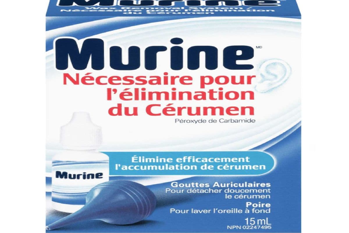 MURINE EAR WAX REMOVAL SYSTEM WITH 1 SOFT BULB EAR WASHER (1 UNIT)