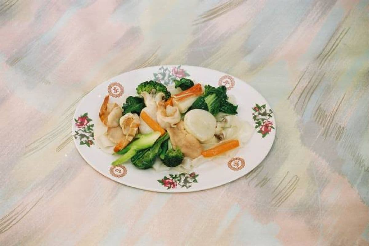 Nouilles Sautées au Fruit de Mer / Stir Fried Noodle and Seafood
