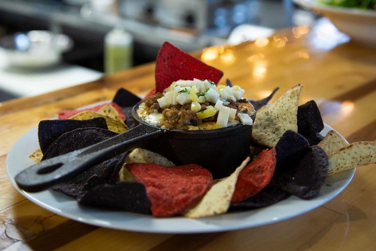 Chorizo Corn Cheese Dip