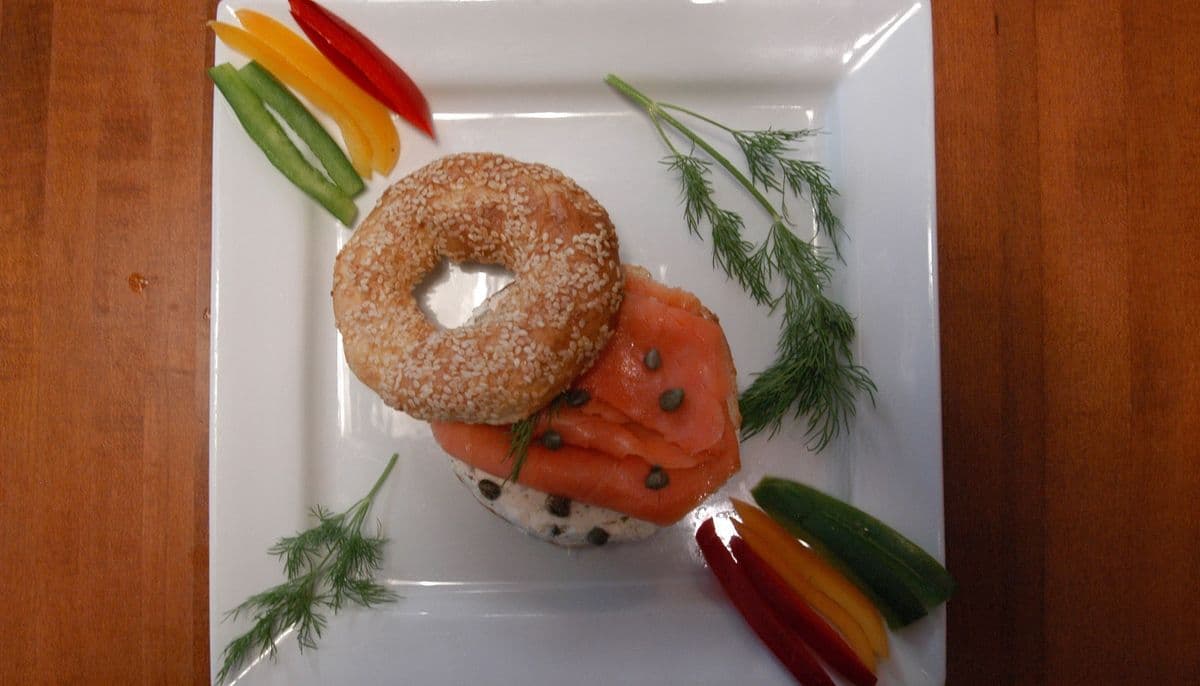 Bagel saumon fumé