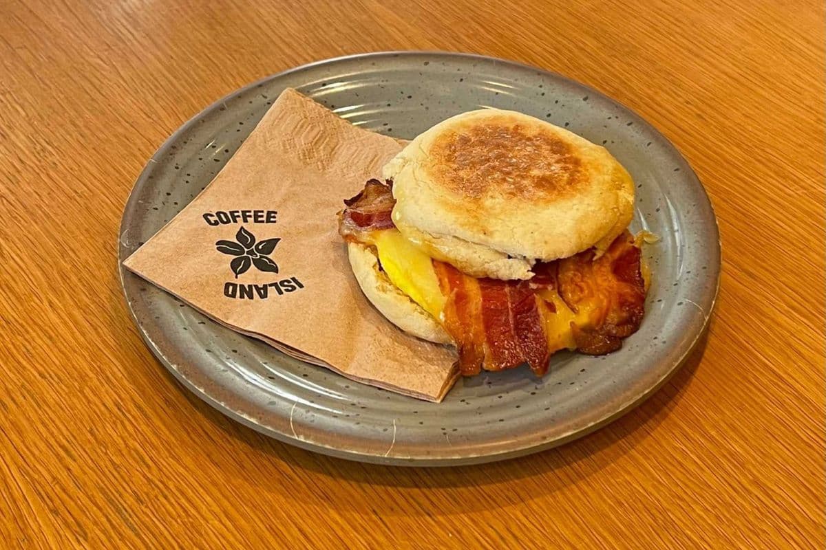 Bacon and Egg English Muffin