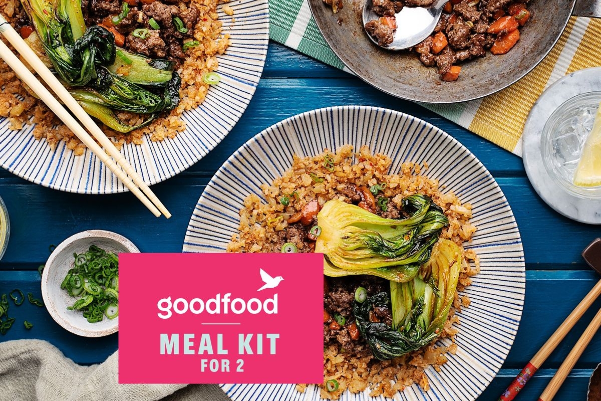 Meal kit: Carb-Wise: Ground Beef Teriyaki Stir-Fry over Spiced Cauliflower ‘Rice’