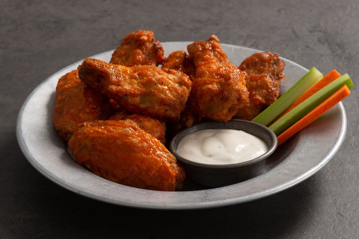 Eight Double Dusted Chicken Wings